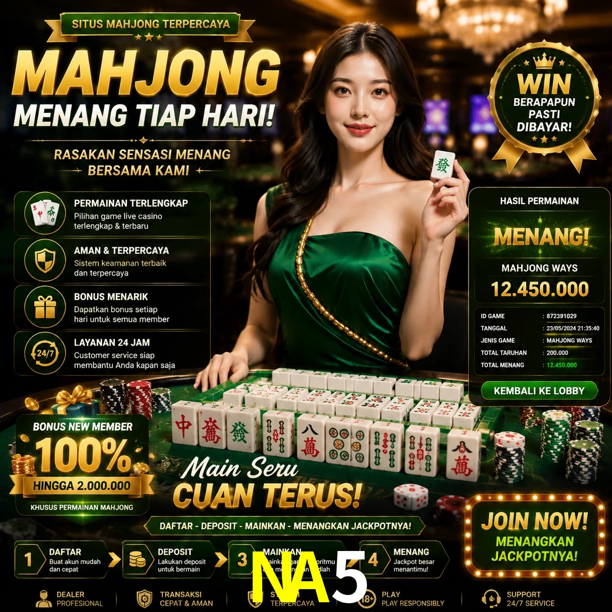 Cashback VIP NA5 - reembolso semanal